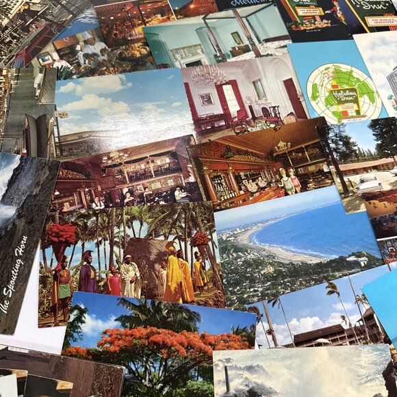 125+ Vintage Lot Postcards Travel United States Hotels Ephermeria 60s 70s Crafts - Picture 2 of 10